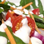 healthy salad dressing Close Up